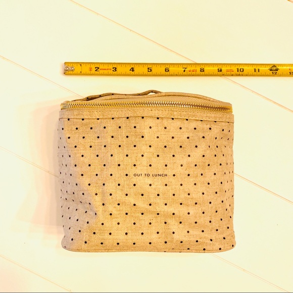 {Kate Spade} Zip Polkadot Makeup Bag NWOT - Picture 5 of 16